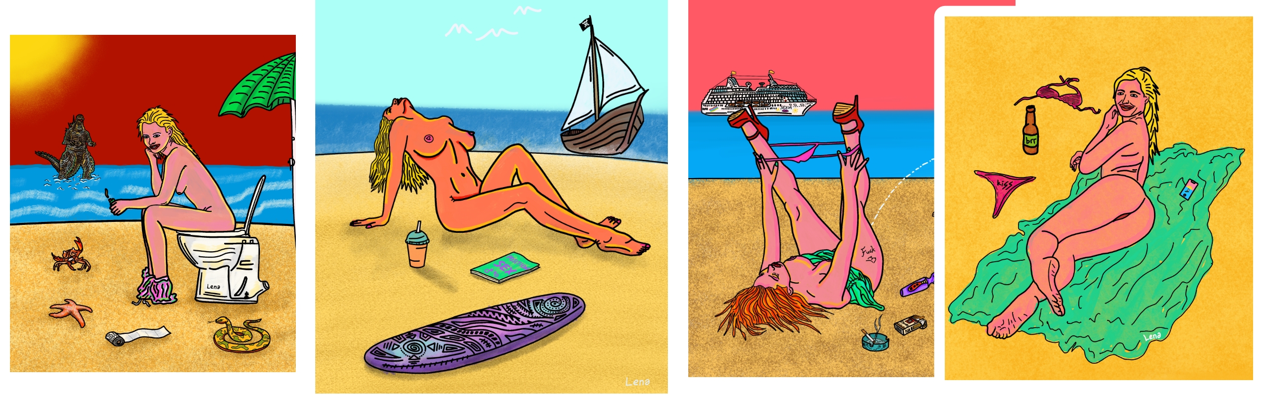 Crazy Beach Girls banner